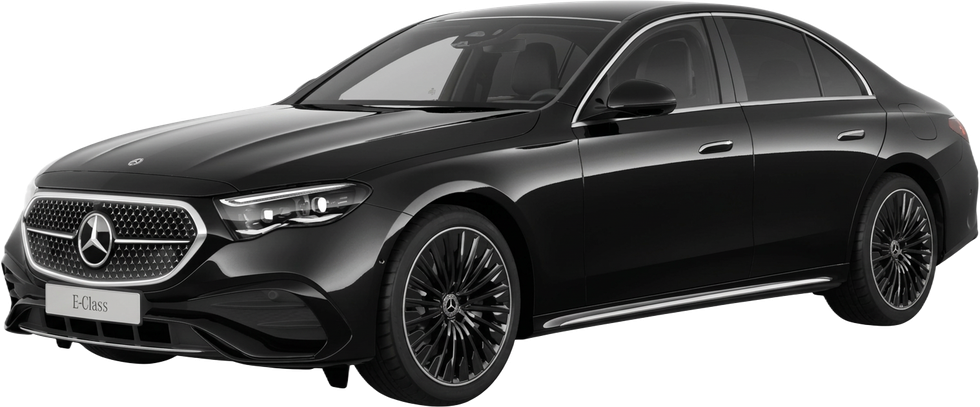 Mercedes Classe E noire détourée