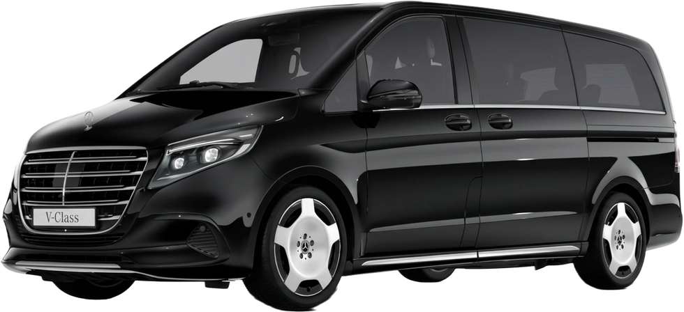 Mercedes Classe V noire détourée