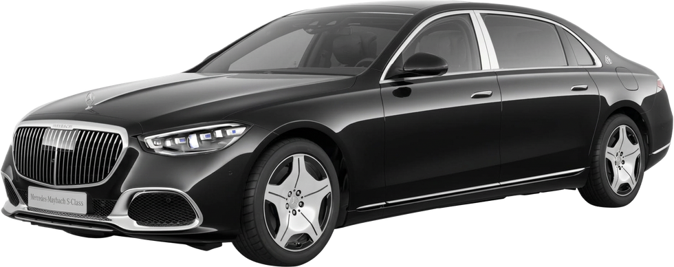 Mercedes Maybach noire détourée